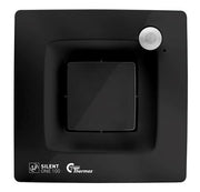 VENTILATOR SILENT ONE Ø100 SORT ALT-I-1