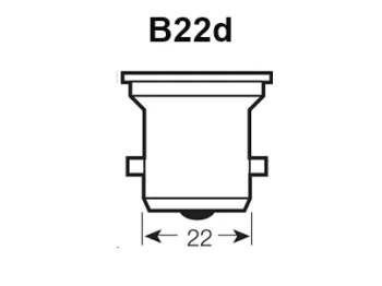 G45 Filament LED pære - 240V / 2W opal, B22d sokkel (2700K)