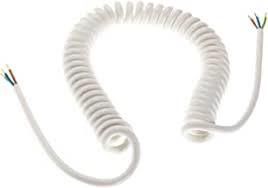 SPIRALKABEL PUR/PVC 3G1,5 HVID 1000/5000