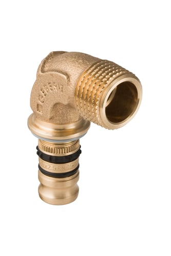 20 mm x 3/4" Overgangsvinkel nippel Mepla