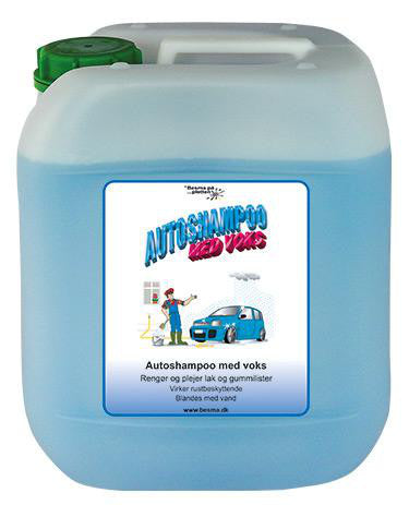 Besma autoshampoo med voks, 5 l