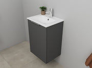 Sanibell Online usamlet møbelsæt 46x36cm mat antracit med 1 låge