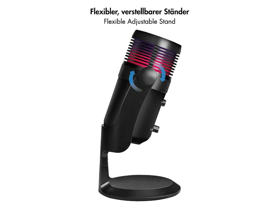 Støjreducerende mikrofon, cardioid - 192kHz/24bit, RGB