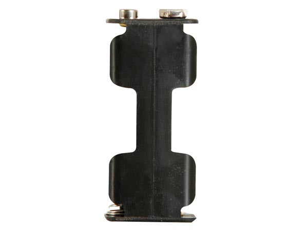 Batteriholder til 2xAA bat. (m. knapterminaler)