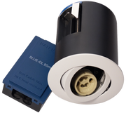 DAXTOR EXO BLUE 95 GU10 indbygningsspot – Hvid