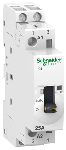 Acti9 Modulkontaktor iCT 25A, 2 slutte, 24VAC On/Off