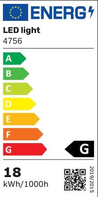 V-Tac 120 cm vandtæt armatur med rør - Inkl. 1 stk. 18W LED rør, IP65, 230V