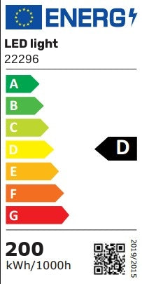 200W LED højtopløsningslys - IP65, 120lm/W, 90 graders spredning