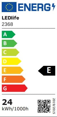 LEDlife T8-PRO150 - 1-10V dæmpbar, 25W LED rør, 150 cm, erstatter 58W, 230V input, 3200lm, RA80