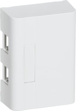 LK FUGA SOFTLINE montageboks for 2x Actassi RJ45 1,5 modul hvid