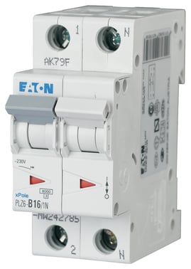 AUTOMATSIKRING C16A 1P+N 10KA 2M