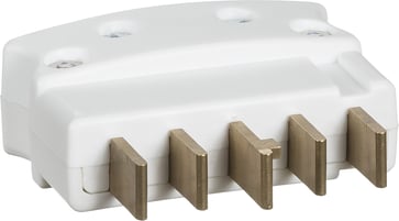 Stikprop lige  16A 3F-O-J hvid