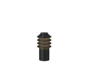 Bysted Garden Bollard Sort Texture Short Base Wo/Adaptor 3000K
