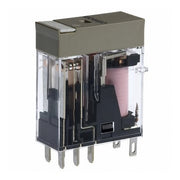 Relæ plug-in 8-polet DPDT 5A mech & LED-indikatorer label facilitet 24 VAC G2R-2-SN 24AC(S)