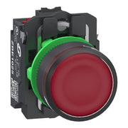 LAMPETRYK KOMP RØD 24V 1NO+NC PUSH-IN