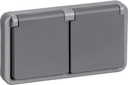 Opus 74 Industri stikkon. dobb. vandret 2-pol jord