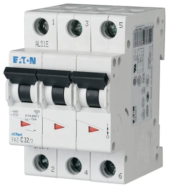 Automatsikring 10A 3P C 3M 15KA