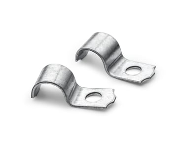 Kabelbøjle 16mm 1 lap forzinket - pr. stk.