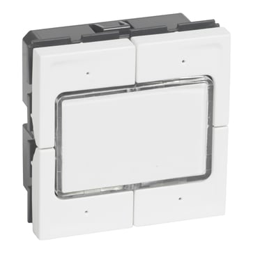 MOSAIC FJEDERTRYK 4POL LED 2M HVI