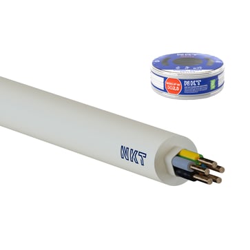 Installationskabel NOIKLX 90° Dca 5G2,5 Lysegrå Rg50