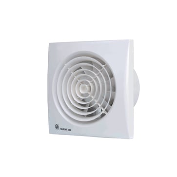 Ventilator Silent 300CHRZ m. kontraspjæld, timer, hygrostat og kugleleje