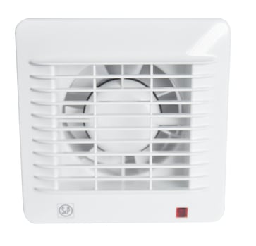 S&P ventilator EDM 100TZ m. timer og kuglelejer