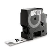 DYMO D1 tape sort/hvid 24mmx7m
