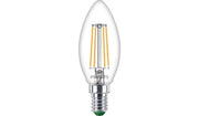 Philips MASTER Ultra Efficient LED Kerte 485lm 2,3W (40W) E14 827 B35 Klar