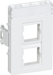 Udtag Systimax 2xRJ45 T5 hvid