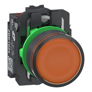 LAMPETRYK KOMP ORANGE 24V 1NO+NC PUSH-IN