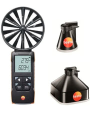 testo 417 sæt 1 Vingehjulsanemometer med måletragte App tilslutning