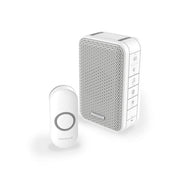 DC313N Trådløs Dørklokke kit LED 150 meter 6 melodier 84DB hvid