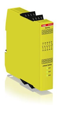 Sikkerhedsudvidelsesrelæ med 4NO + 1NC relæudgange BSR23 24VDC