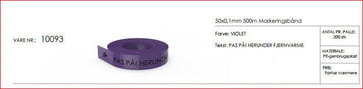 Markeringsbånd violet 50x0,1mm 500 m
