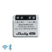 Shelly PM Mini (GEN 3) - WiFI effektmåler u/relæ