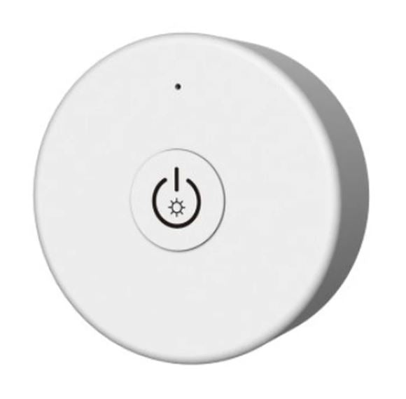 LEDlife rWave rund mini fjernbetjening - 1 zone, inkl. magnetholder, batteri