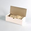 Gummibånd hvid 5x120mm 500g/pak