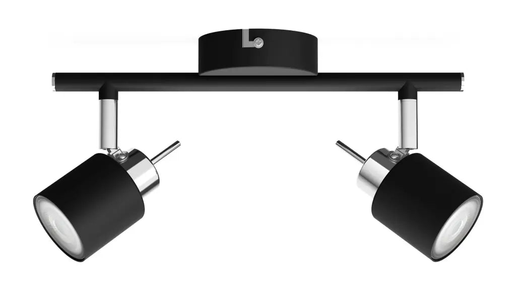 Meranti bar/tube black 2x35W 230V