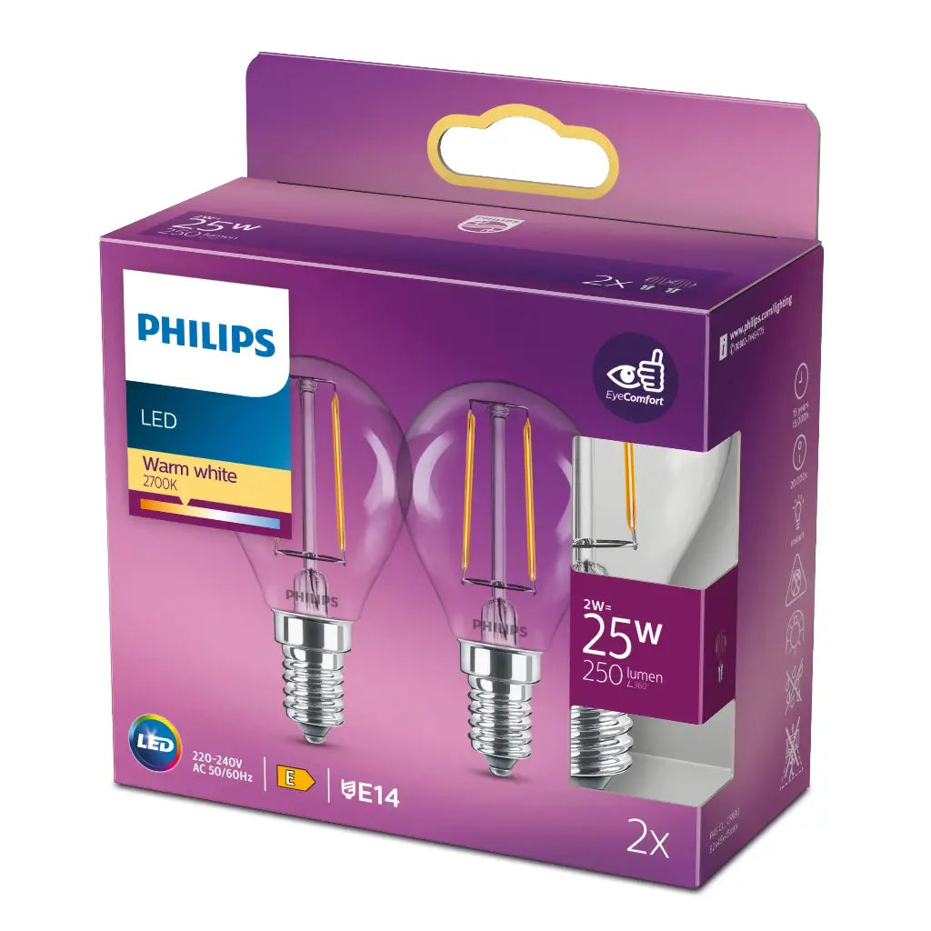 LED classic 25W P45 E14WWCLND 2SRT6
