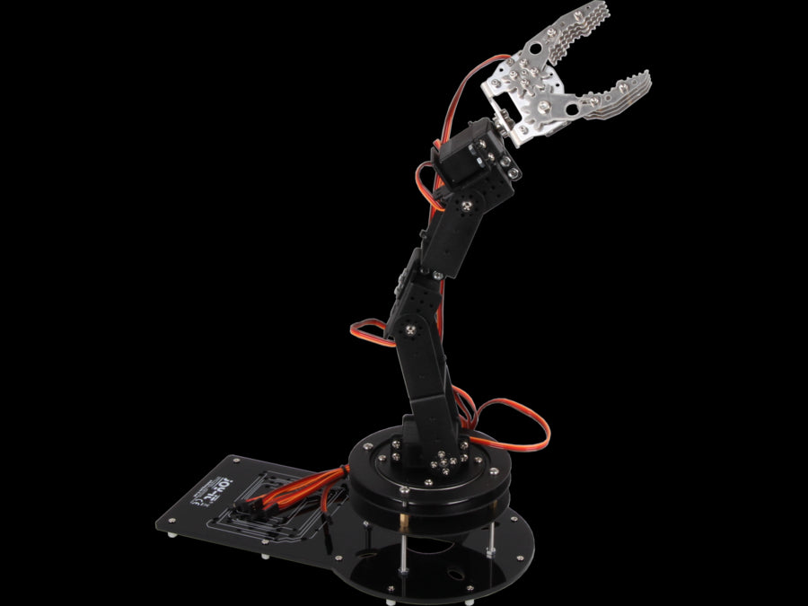 Robokit - Aluminiums robotarm, 5-7,4V, 360° / 21,5kg