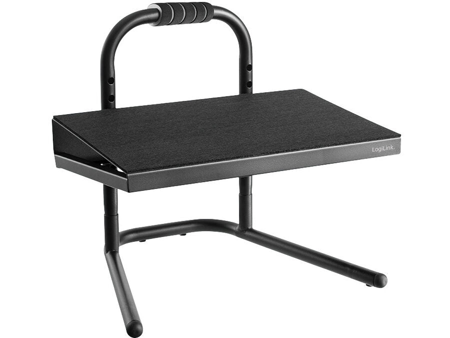 Fodskammel - Højdejustérbar, Sort