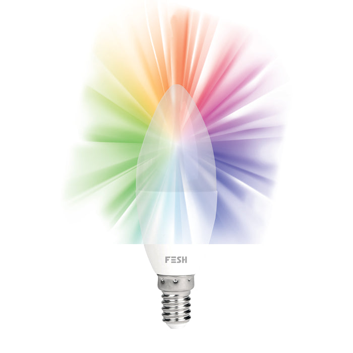 FESH SMART HOME LED Kerte, multicolor E14 5W