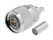 N stik - N han til RG213/U, Ø10,2mm (Krimp)