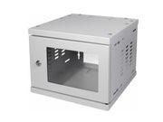 10" væg-rackskab - 4U B312xD300mm (SOHO) Grå