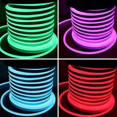 RGB 8x16 Neon Flex LED - 18W pr. meter, Vandtæt, 230V
