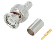 BNC han til R8X (B9258, LMR240) kabel (Ø6mm) - Krimptype