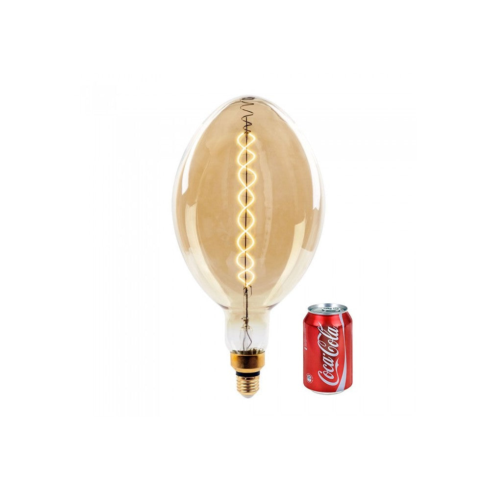 V-Tac 8W LED kugleformet pære - dæmpbar, ekstra varm hvid, 2000K, E27