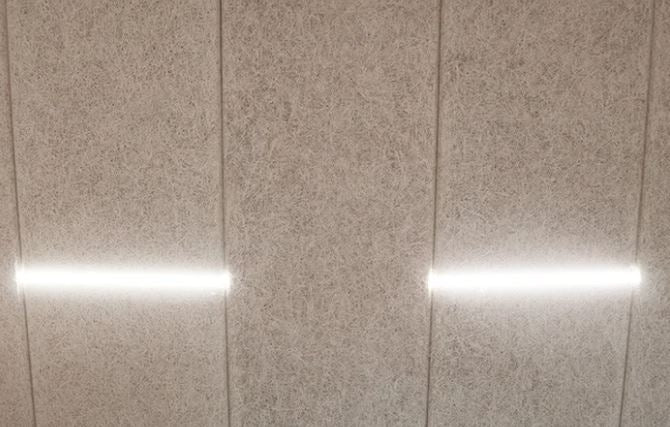LED lysskinne 35W 120 cm 4000K til Troldtekt og akustikloft, 24V