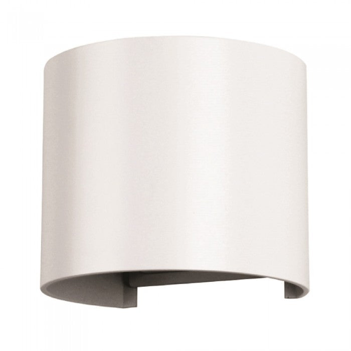 6W LED hvid væglampe rund, justerbar spredning.