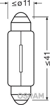 Osram original universal bil pære